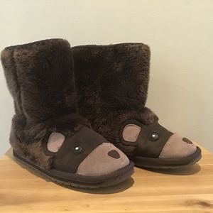 Emu Australia fuzzy bear boots